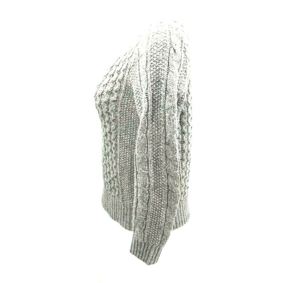 Banana Republic Textured Knit Sweater Sz XS Gray - Picture 4 of 8